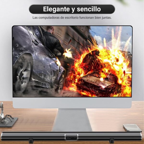 Bocina Profesional 40W - 82cm de Largo con Conexiones USB, AUX, Radio FM y Bluetooth 5.0 - Image 3