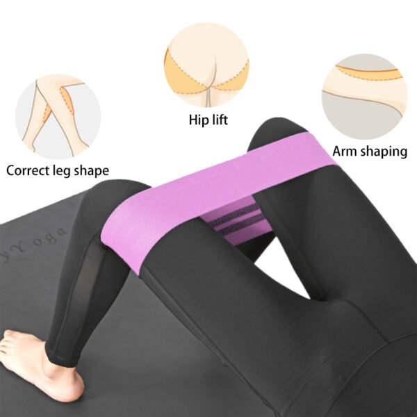 Bandas de Resistencia para Caderas, Glúteos y Piernas – Set de 3 Niveles para Hombres y Mujeres - Image 2